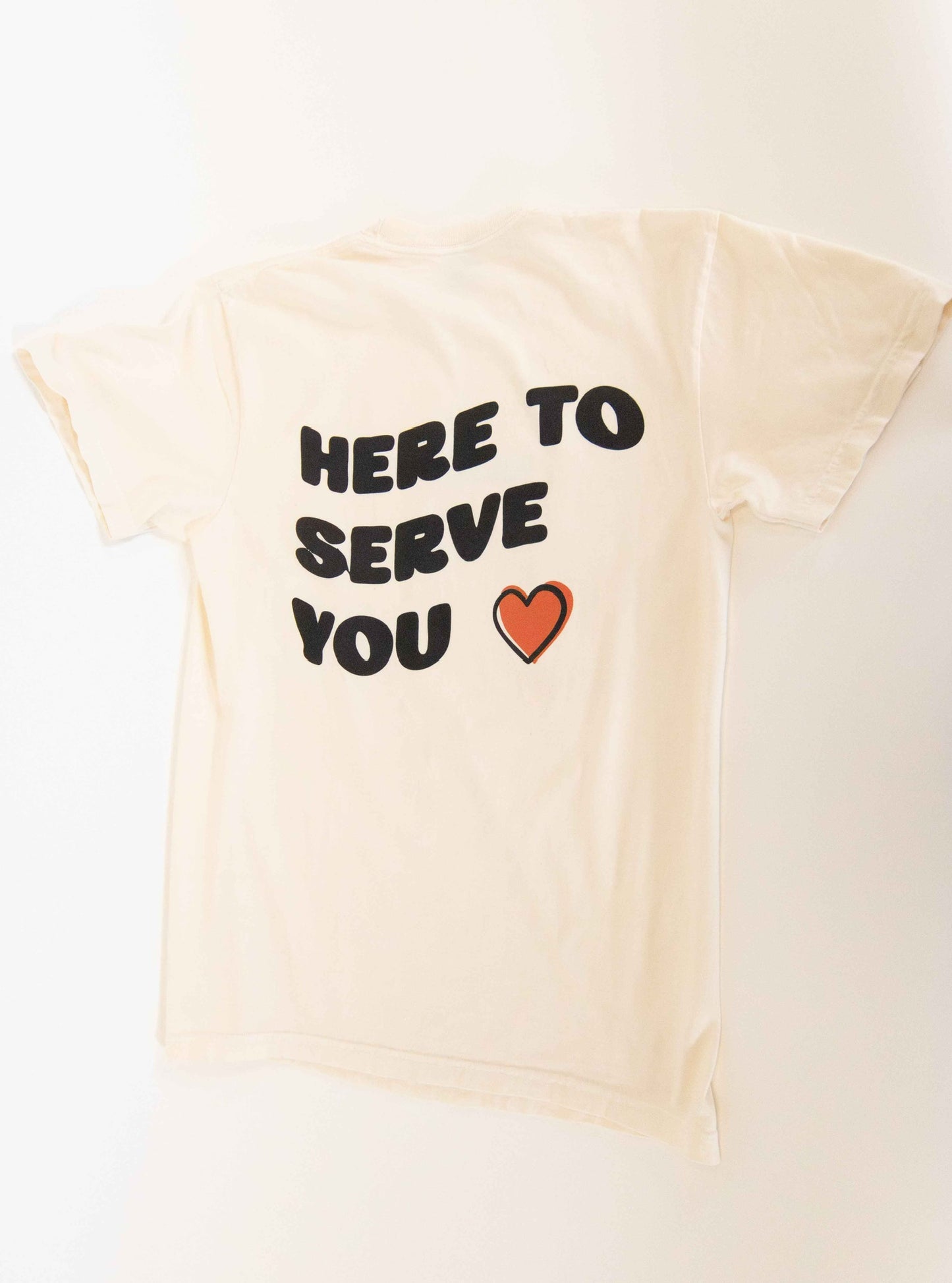Here To Serve – Heavyweight Tee